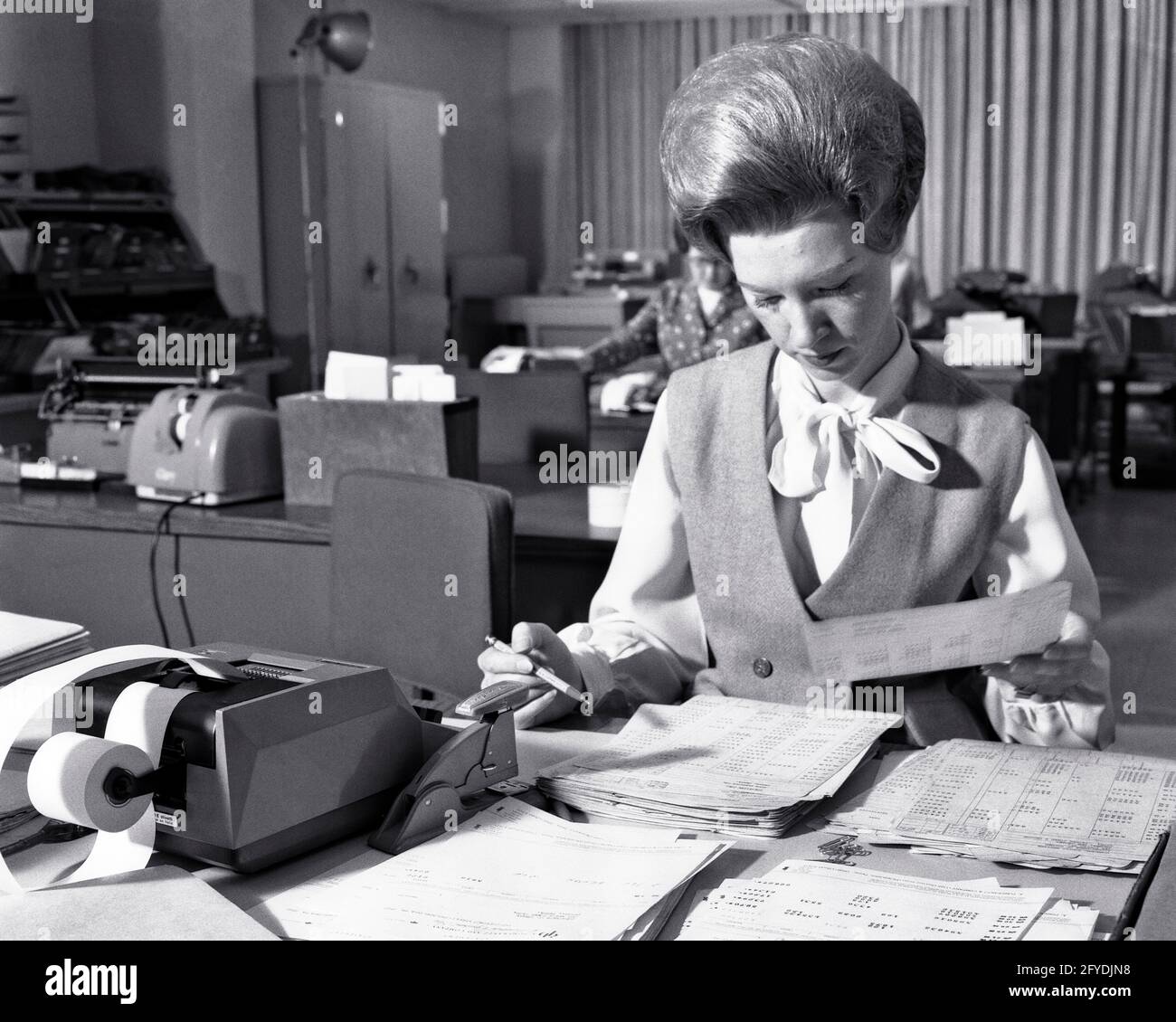 1960s Office Interior Banque De Photographies Et D images Haute 1960s-office-interior-banque-de-photographies-et-d-images-haute