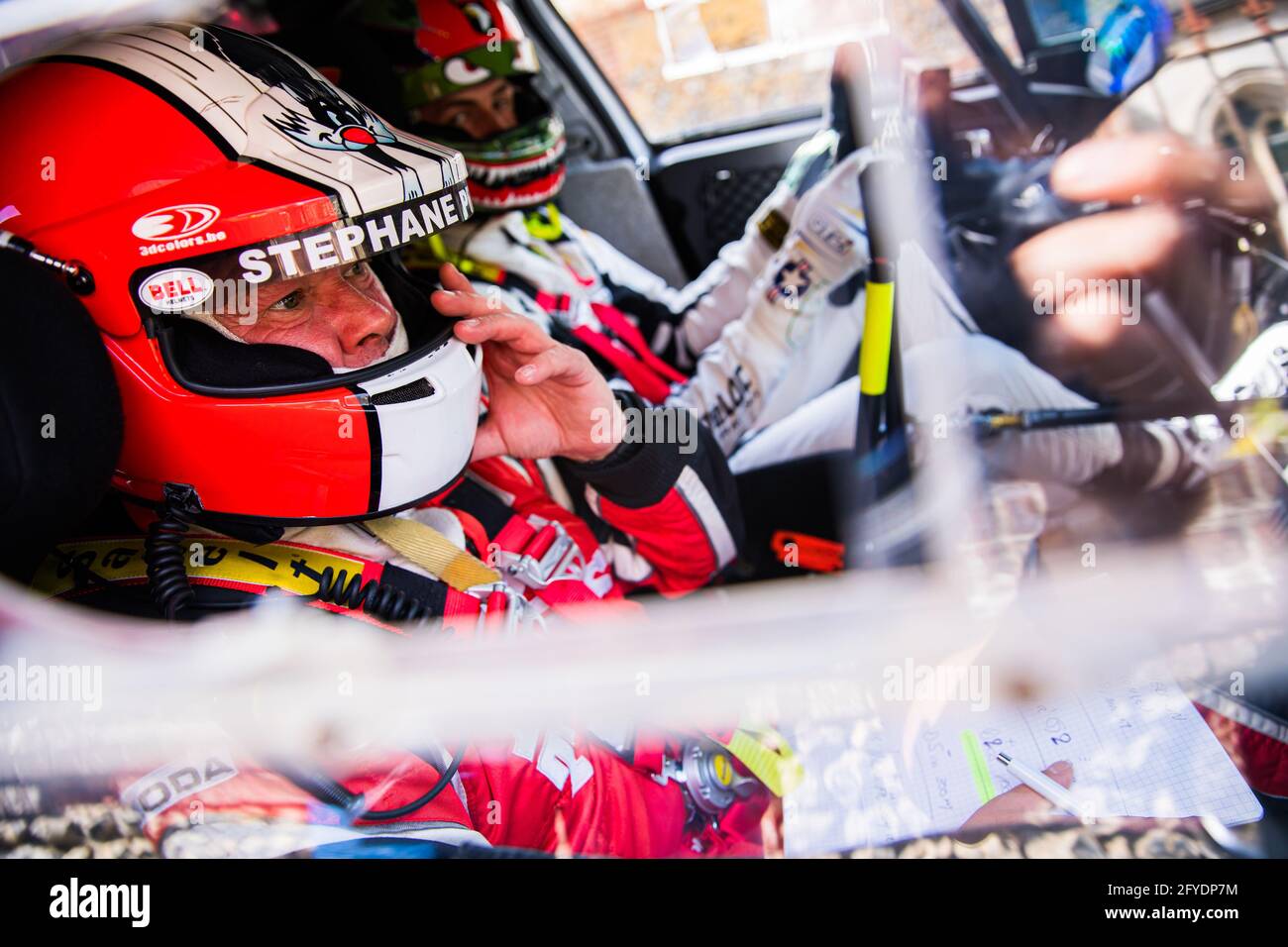 PRÉVOT Stéphane, Sainteloc Junior Team, Citroën C3, portrait du Rallye du Touquet 2021, 1er tour du Championnat de France des Rallyes 2021, du 27 au 29 mai au Touquet, France - photo Bastien Roux / DPPI Banque D'Images