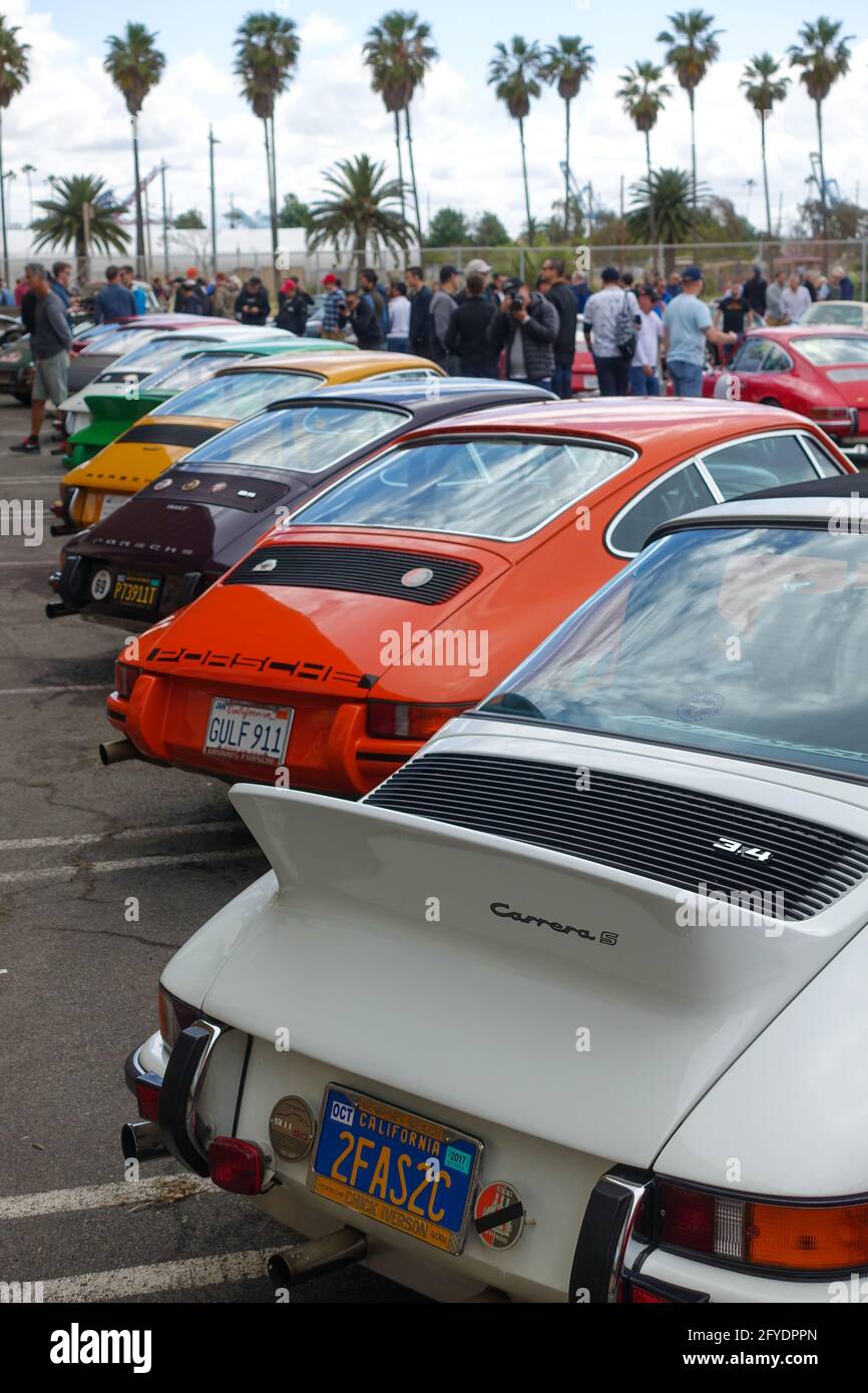 San Pedro, Etats-Unis, 7 mai 2017 le Luftgekühlt 4, Air refroidi Porsche Gathering 2017 Banque D'Images