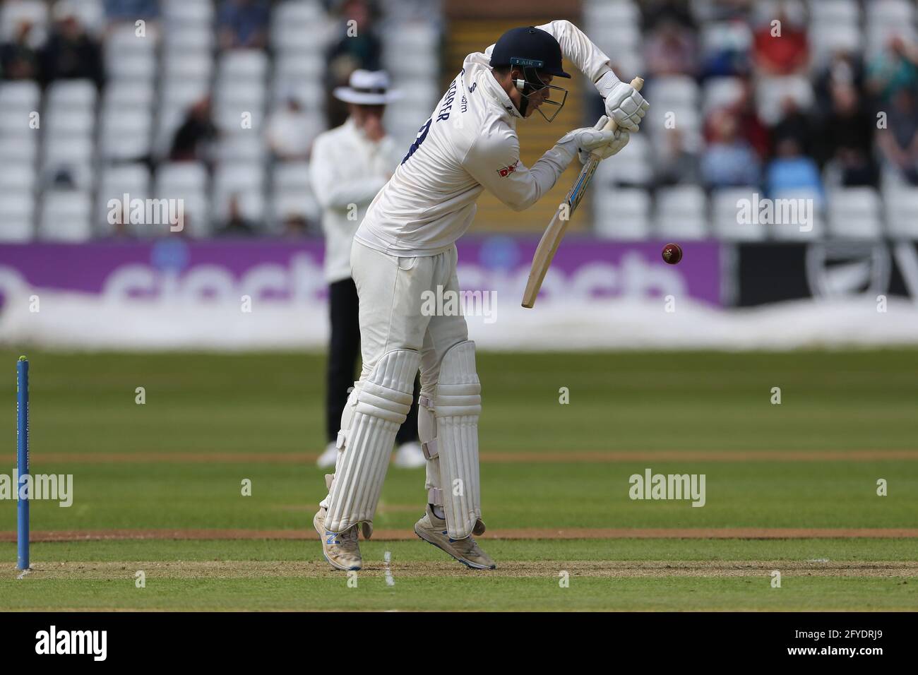 CHESTER LE STREET, ROYAUME-UNI. 27 MAI Michael Pepper d'Essex pendant le LV= championnat du comté entre Durham County Cricket Club et Essex à Emirates Riverside, Chester le Street, le jeudi 27 mai 2021. (Credit: Mark Fletcher | MI News) Credit: MI News & Sport /Alay Live News Banque D'Images