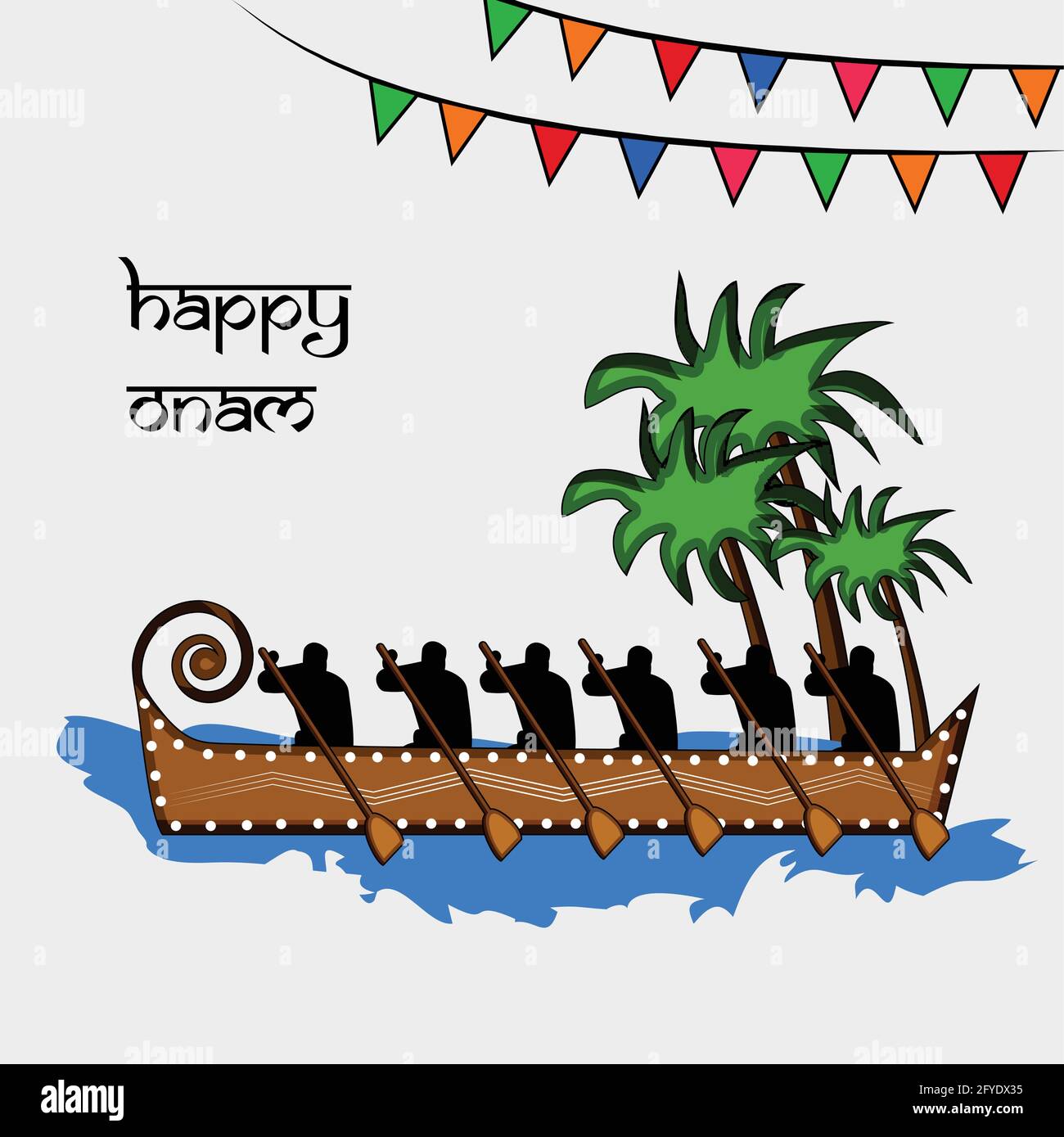 Festival indien Onam Illustration de Vecteur
