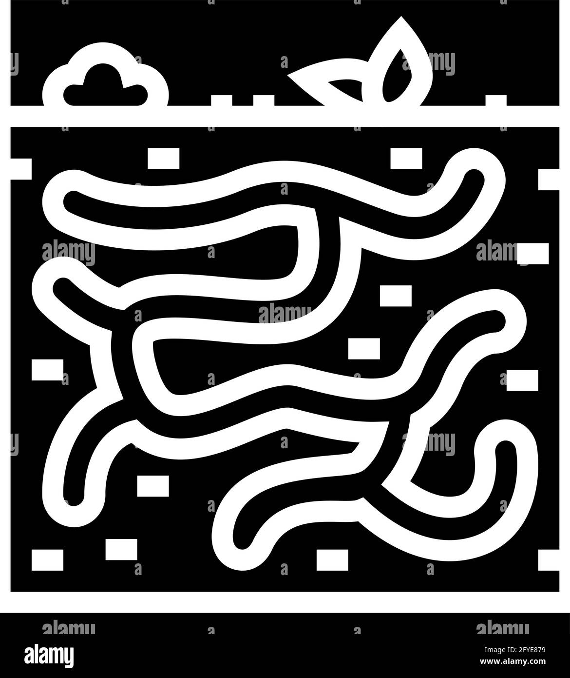 illustration vectorielle d'icône de glyphe ant pet Illustration de Vecteur