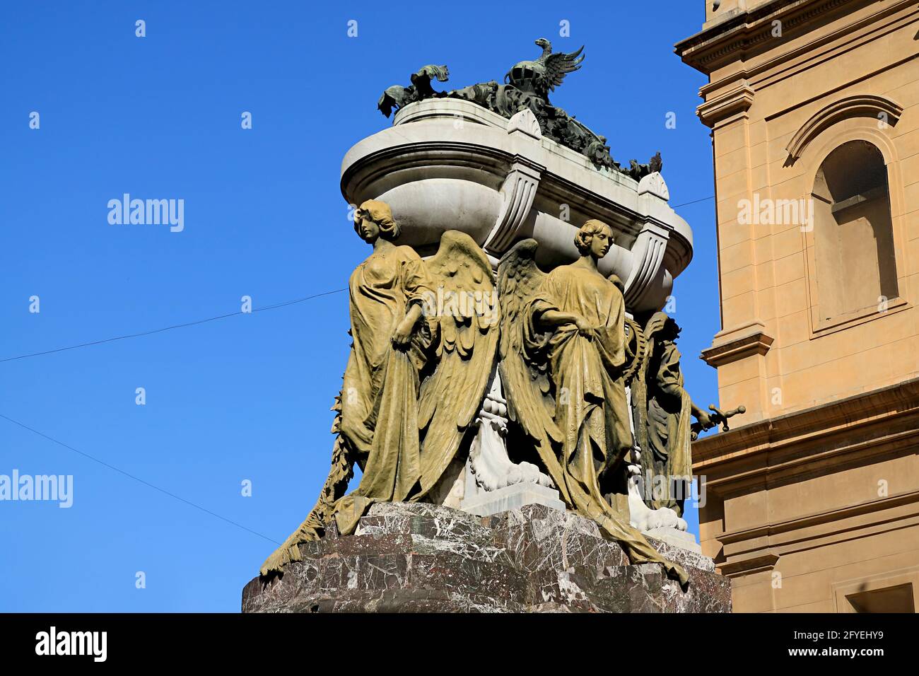 Mausolée ornée du général Manuel Belgrano, héros national argentin du couvent de Saint-Domingue, Buenos Aires, Argentine Banque D'Images