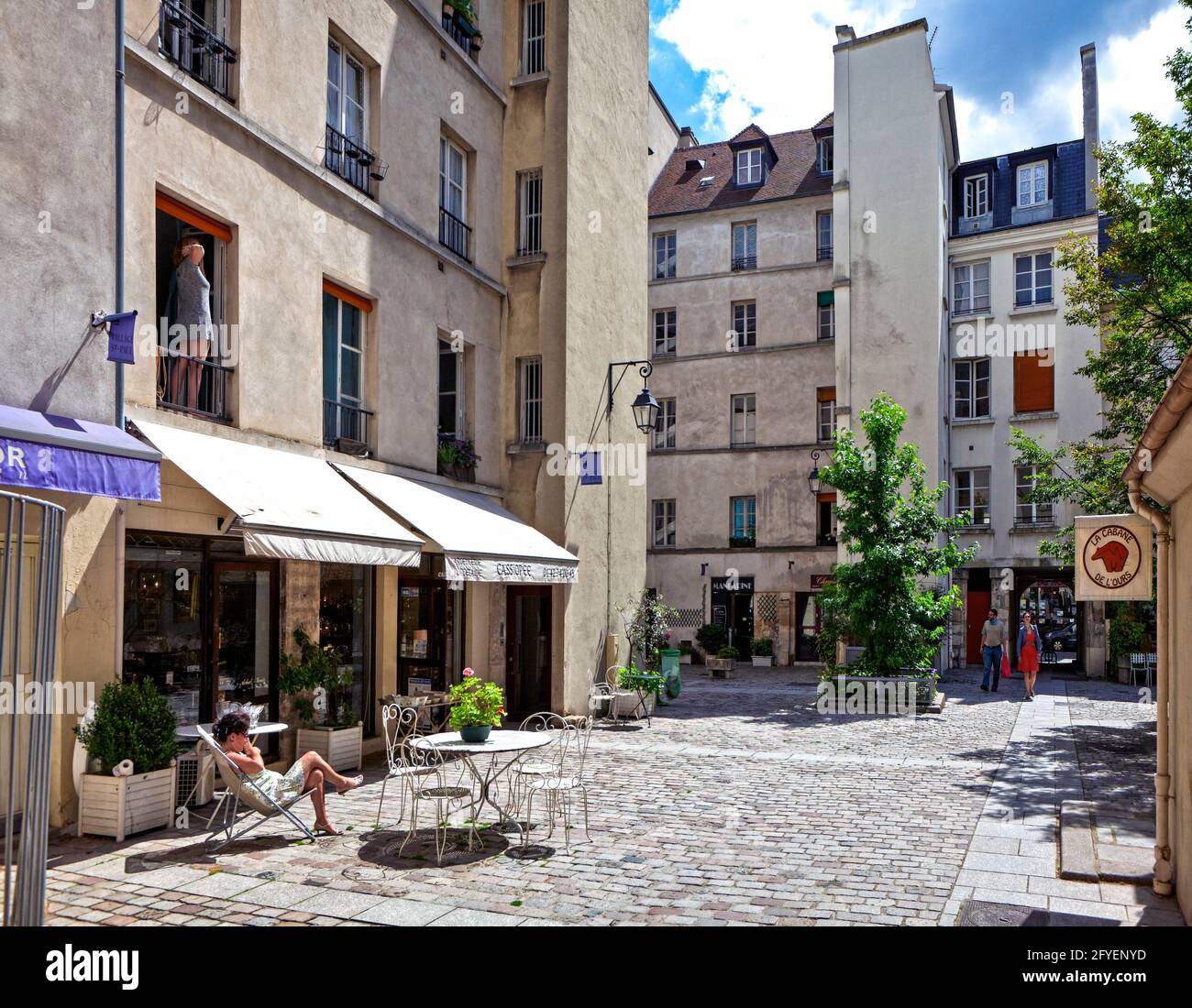 Le village saint paul paris Banque de photographies et d’images à haute