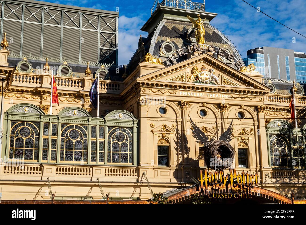 Le théâtre Princess à Spring Street Melbourne, Victoria, Australie Banque D'Images