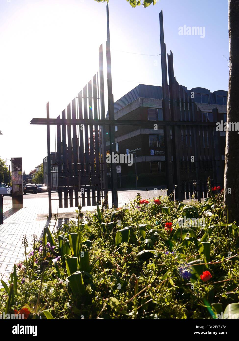 The Triumphall Gateway, Basingstoke, Royaume-Uni. Banque D'Images