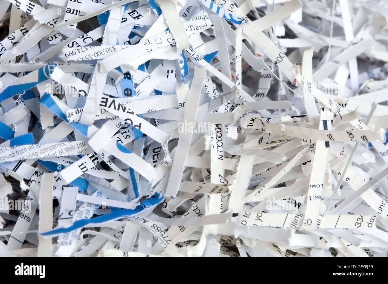 Papier déchiqueté ; Shutterstock ID 697543 Banque D'Images