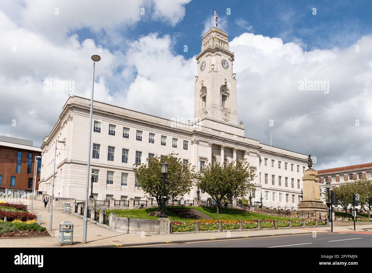 Barnsley Town Hall, Barnsley, South Yorkshire, Angleterre, Royaume-Uni Banque D'Images