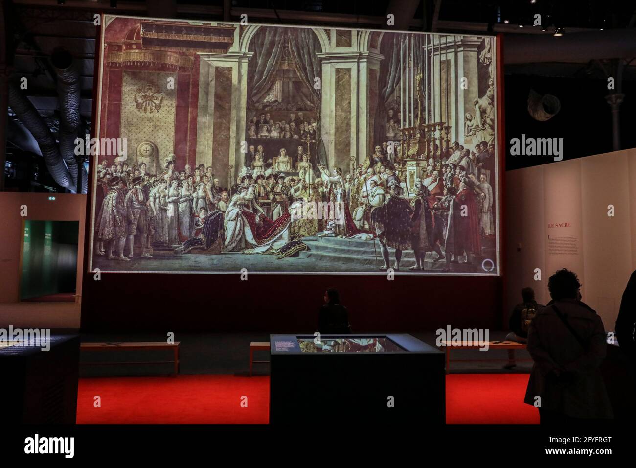 EXPOSITION NAPOLÉON À LA VILLETTE GRANDE HALLE Photo Stock Alamy