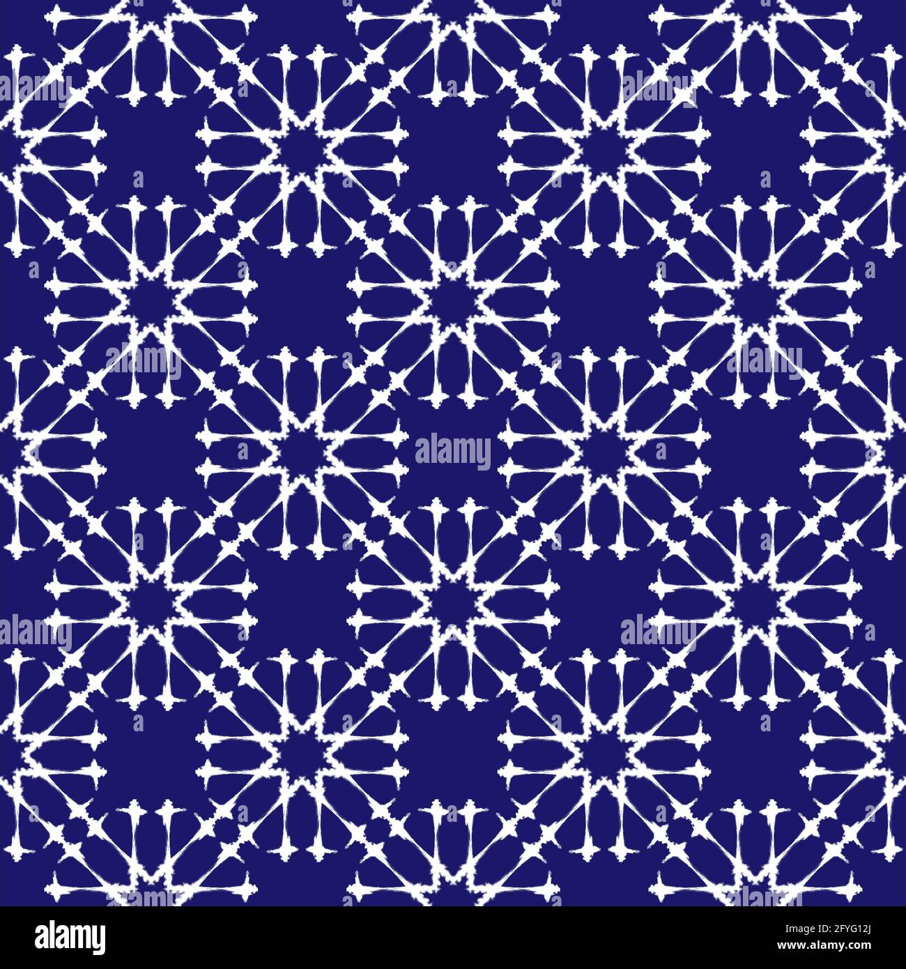 Motif sans couture avec motifs géométriques ethniques Banque D'Images