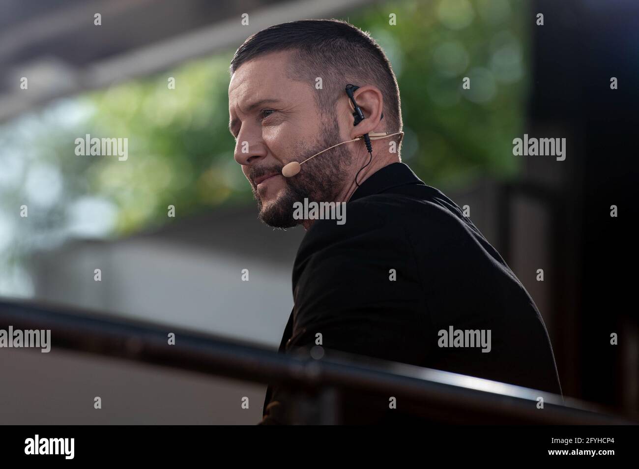 Abbiategrasso, Italie. 28 mai 2021. Tommaso Mecarozzi durante 19^ TAPPA - Abbiategrasso - Alpe di Mera, Giro d'Italia in Abbiategrasso, Italia, 28 maggio 2021 Credit: Independent photo Agency/Alay Live News Banque D'Images