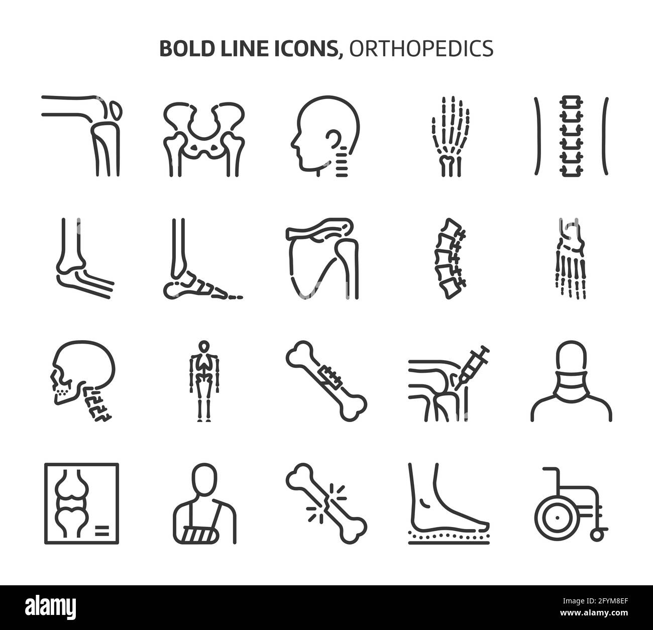 Orthopédie, icônes en gras. Les illustrations sont un vecteur, trait modifiable, 48x48 pixels fichiers parfaits. Conçu avec précision et yeux pour une qualité optimale. Illustration de Vecteur Orthopédie, icônes en gras. Les illustrations sont un vecteur, trait modifiable, 48x48 pixels fichiers parfaits. Conçu avec précision et yeux pour une qualité optimale. Illustration de Vecteur
