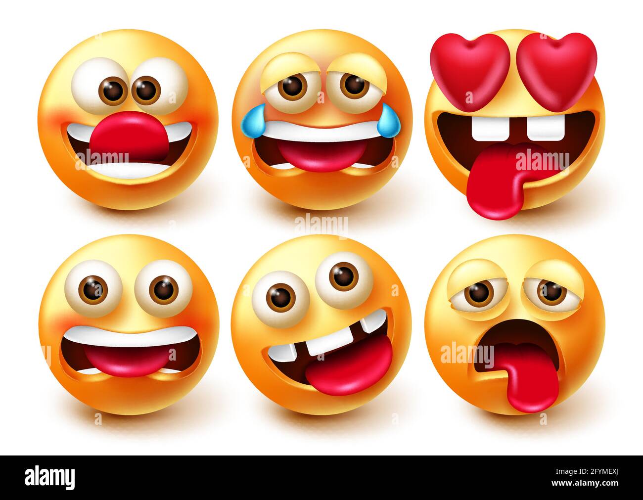 Exhausted emoticon smiley Banque de photographies et d’images à haute ...