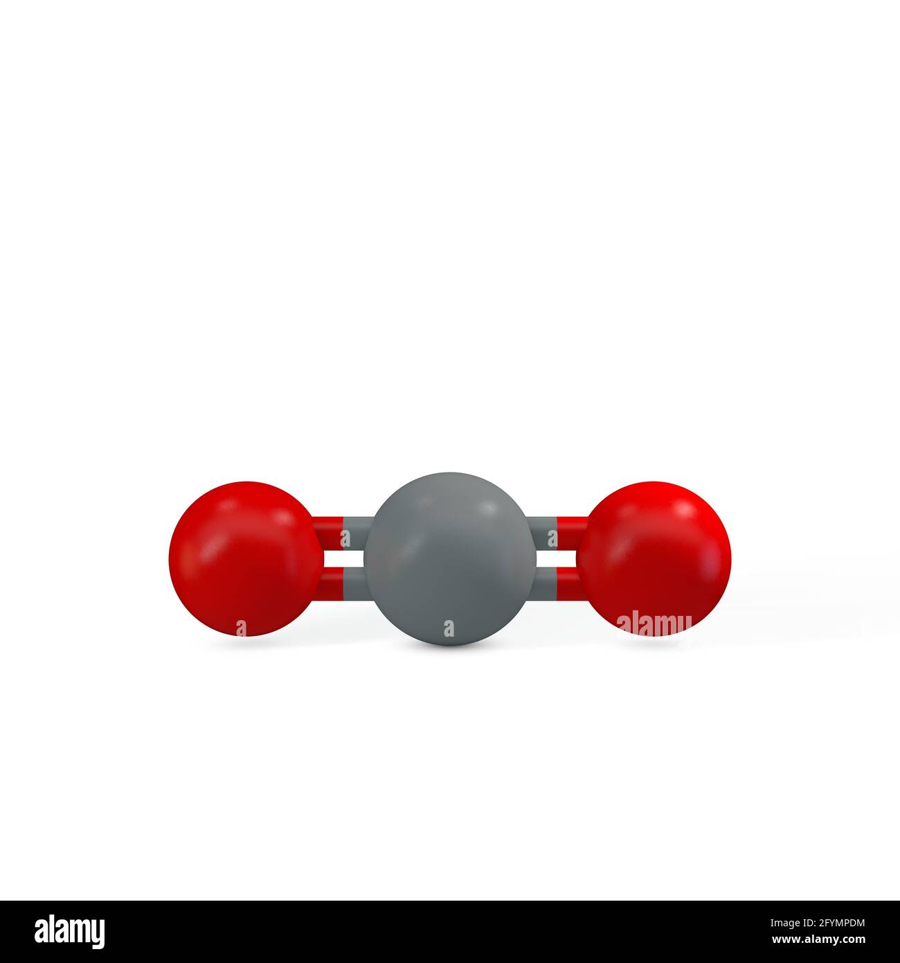 Molécule de dioxyde de carbone, illustration Banque D'Images