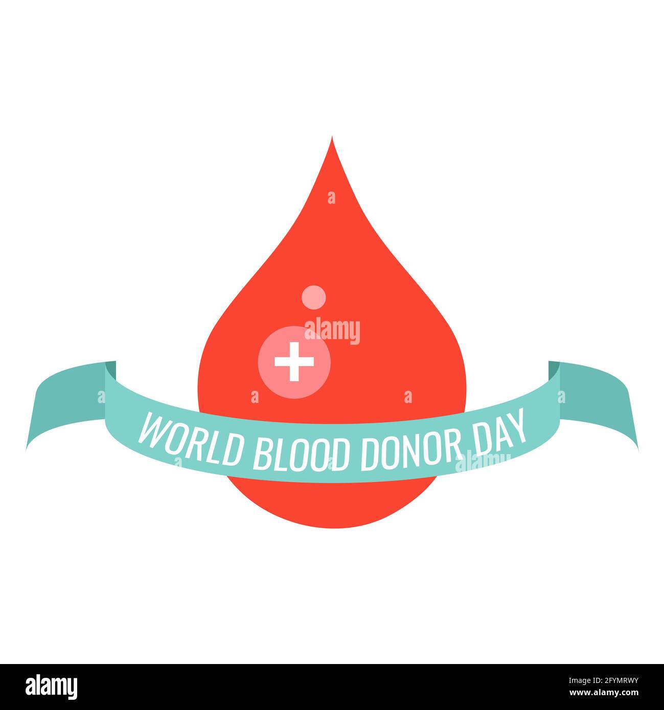 Don de sang, illustration conceptuelle Banque D'Images