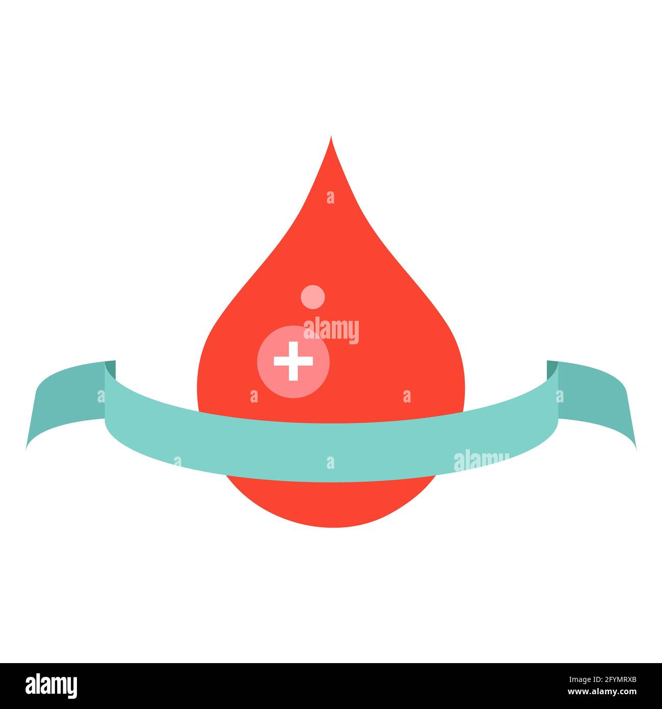 Don de sang, illustration conceptuelle Banque D'Images