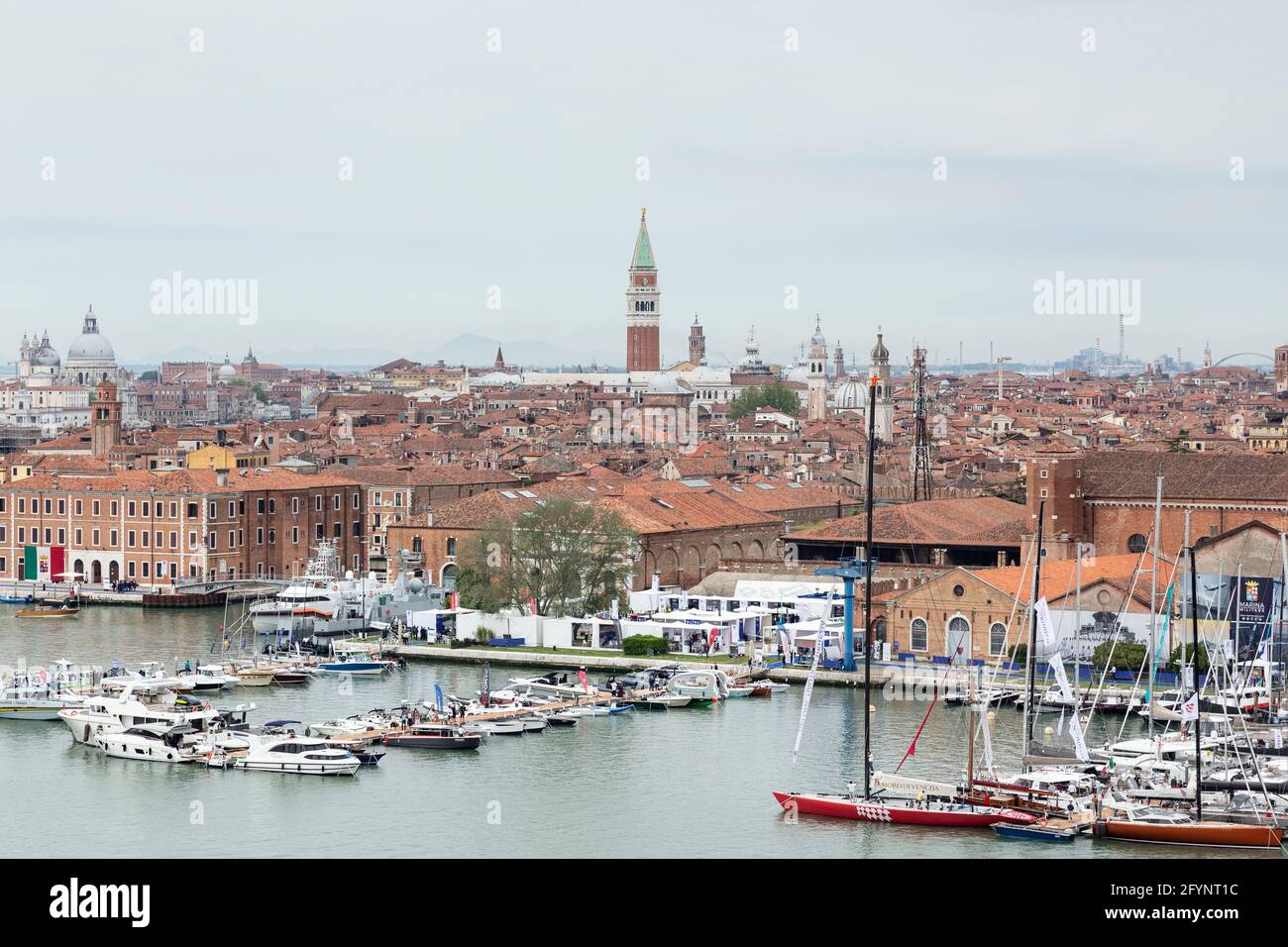 L'édition 2021 du salon nautique de Venise à Arsenale de Venise Italie mai 2021 Banque D'Images