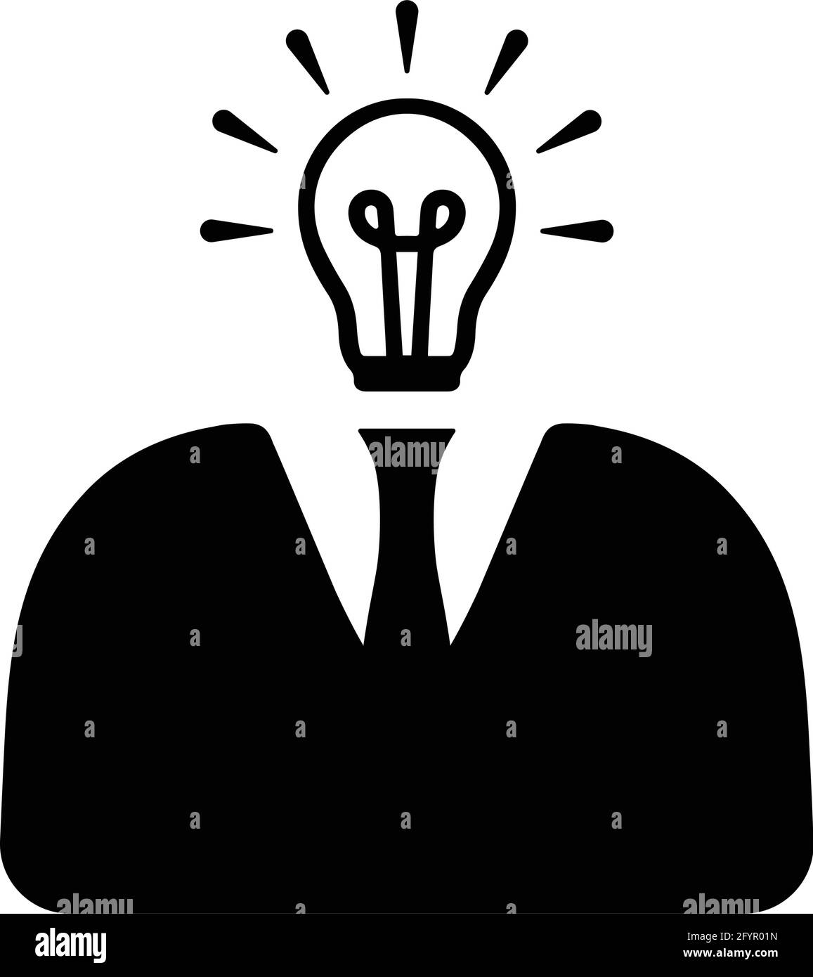 IDEA Making, Thinking Icon. - conception vectorielle bien organisée et modifiable en utilisant à des fins commerciales, des supports imprimés, du Web ou tout type de projets de conception. Illustration de Vecteur