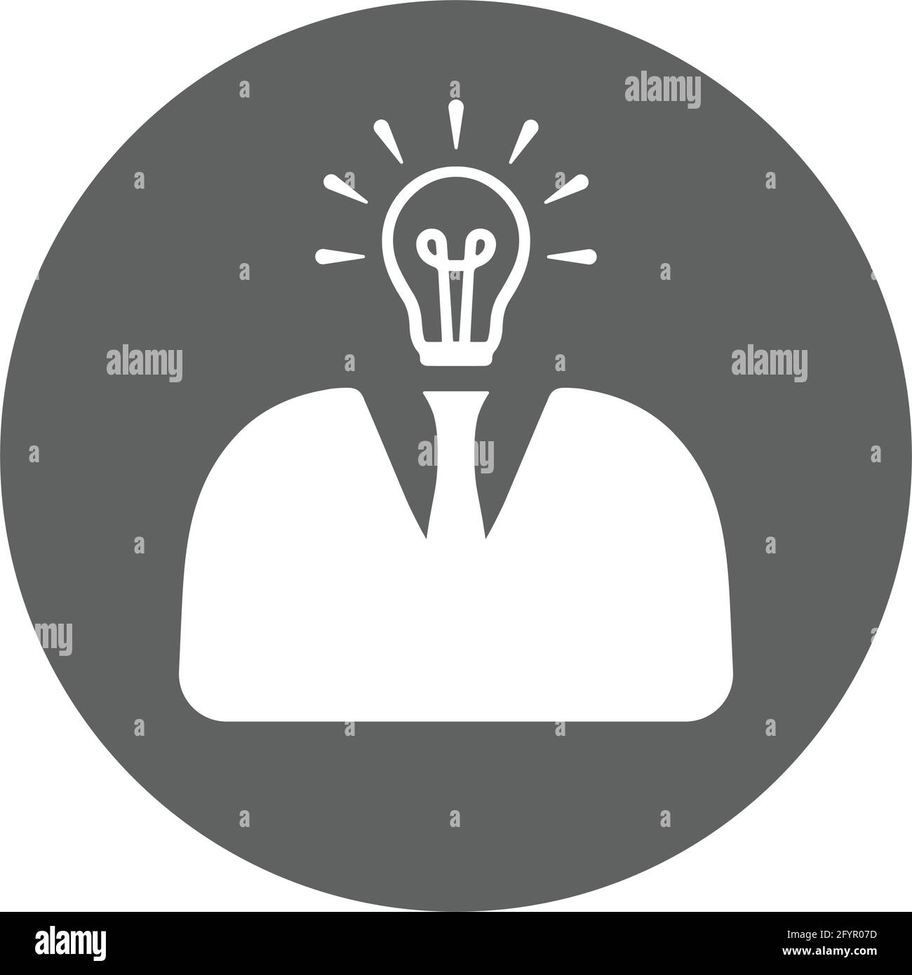 IDEA Making, Thinking Icon. - conception vectorielle bien organisée et modifiable en utilisant à des fins commerciales, des supports imprimés, du Web ou tout type de projets de conception. Illustration de Vecteur