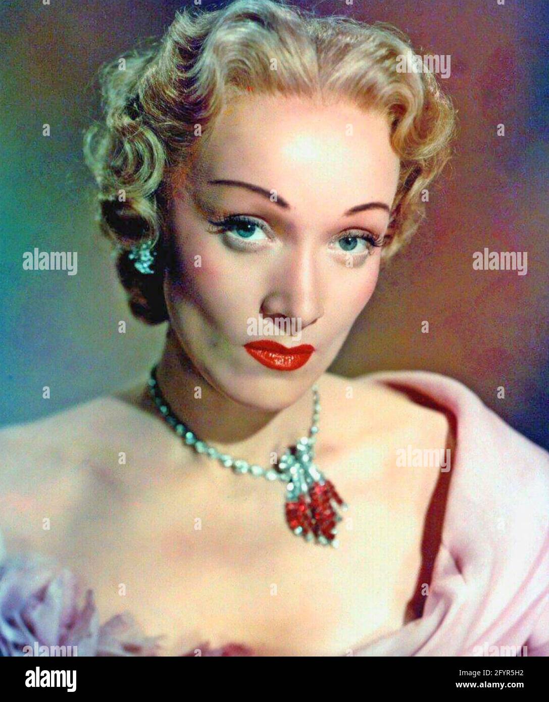 MARLENE DIETRICH (1901-1992) actrice allemande-américaine vers 1970 Banque D'Images