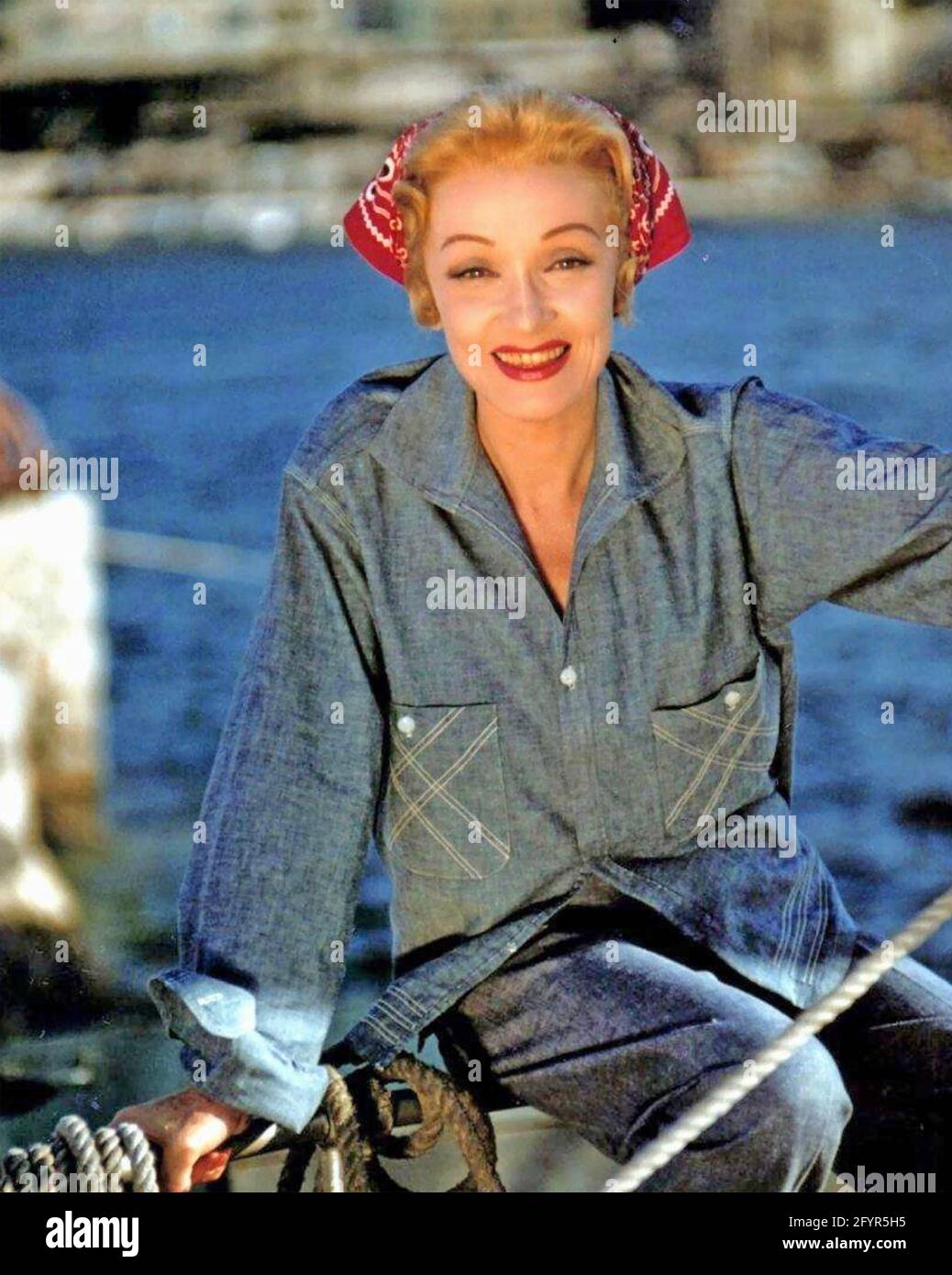 MARLENE DIETRICH (1901-1992) actrice allemande-américaine vers 1956 Banque D'Images