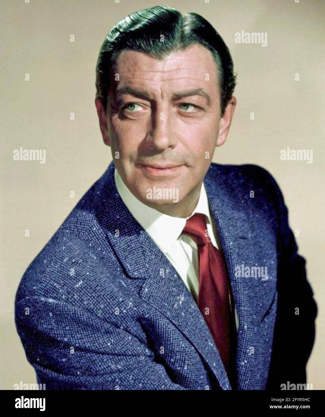 ROBERT TAYLOR (1911-1969) acteur de cinéma américain vers 1960 Banque D'Images