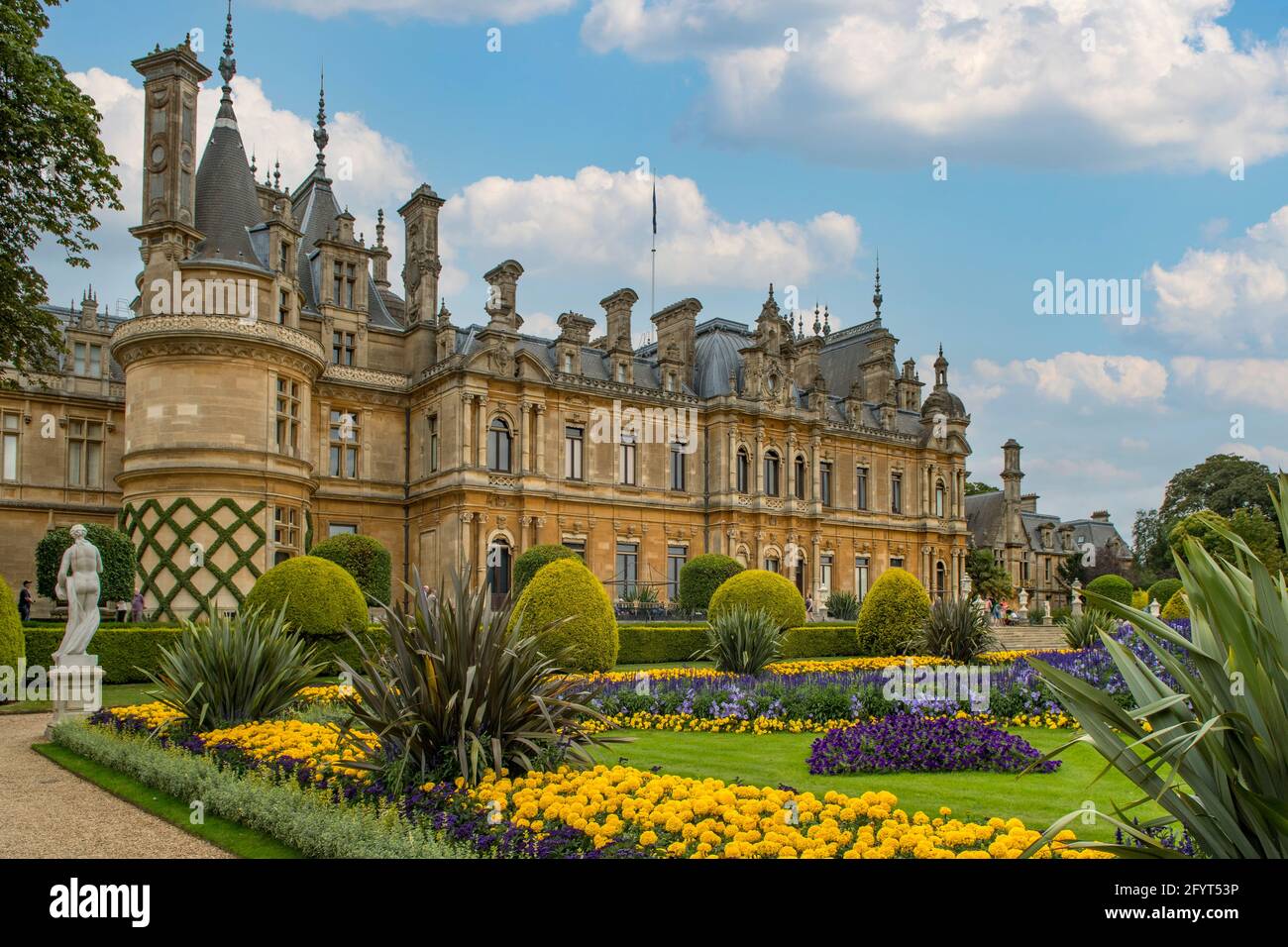 Waddesdon Manor and Gardens, près d'Aylesbury, Buckinghamshire, Angleterre Banque D'Images