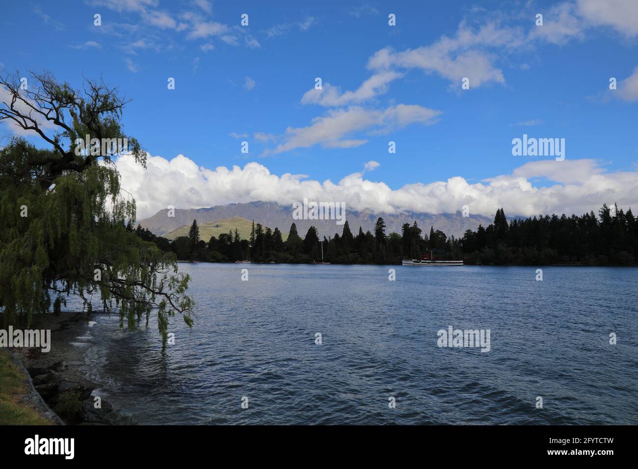 Lac Wakatipu / Lac Wakatipu Banque D'Images