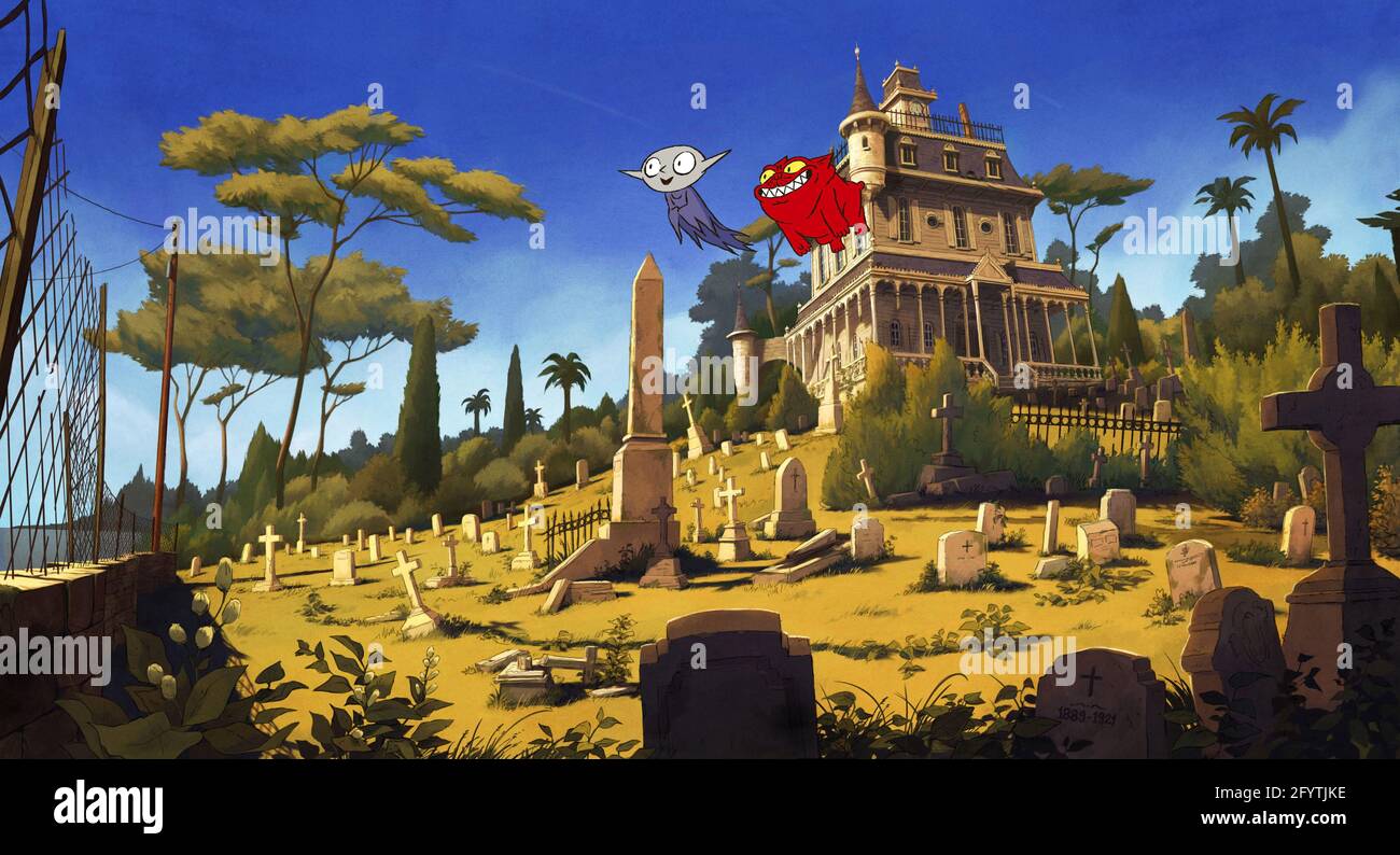 LITTLE VAMPIRE (2020) -titre original: PETIT VAMPIRE-, réalisé par JOANN SFAR. Crédit : SUR animation Studios / Album Banque D'Images