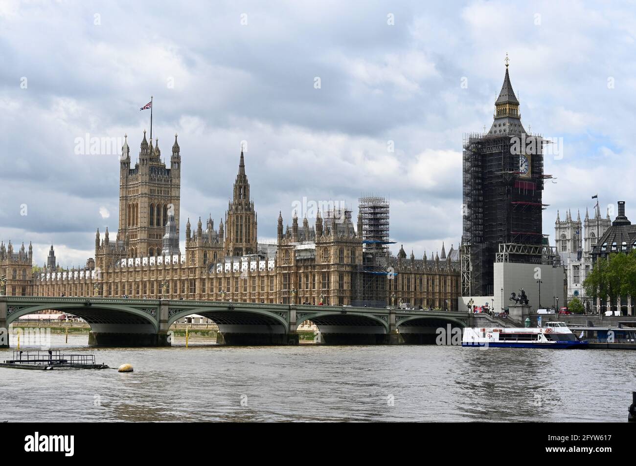 Les chambres du Parlement, Westminster, Londres. ROYAUME-UNI Banque D'Images