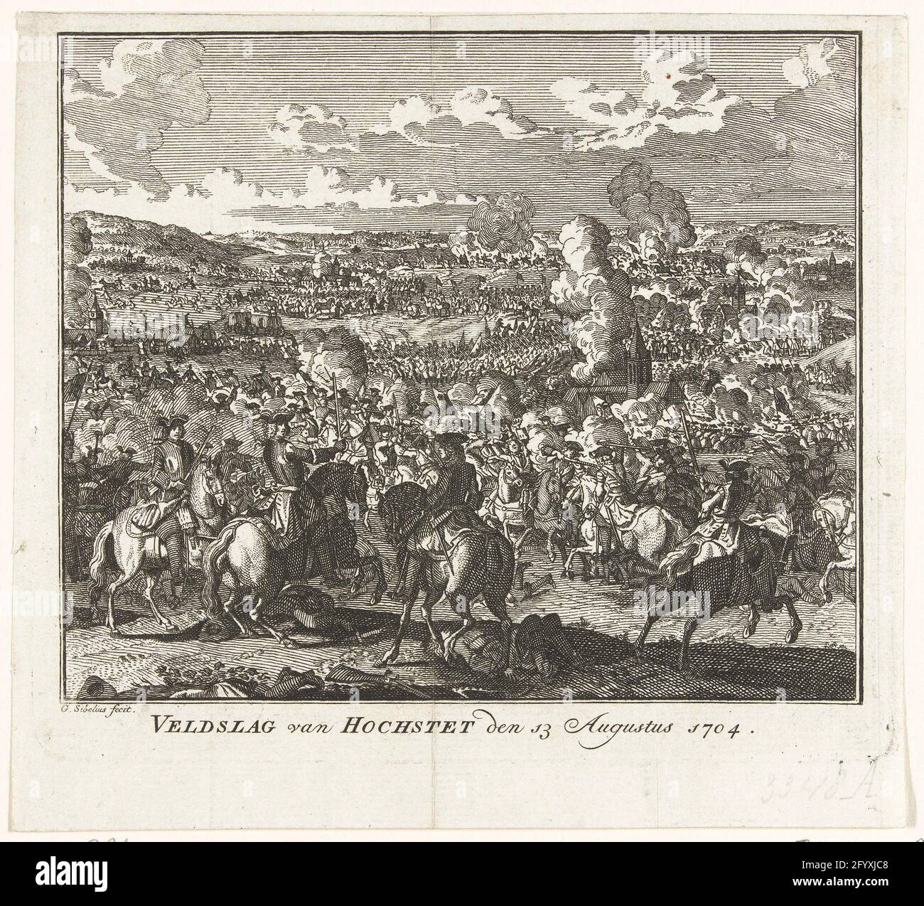 Bataille de Höchstädt, 1704; Boatlag van Hochstet le 13 août 1704. La