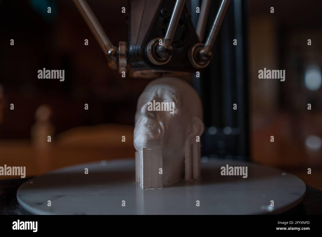 L'impression 3D, ou fabrication additive, est la construction d'un objet tridimensionnel à partir d'un modèle CAO ou d'un modèle 3D numérique Banque D'Images