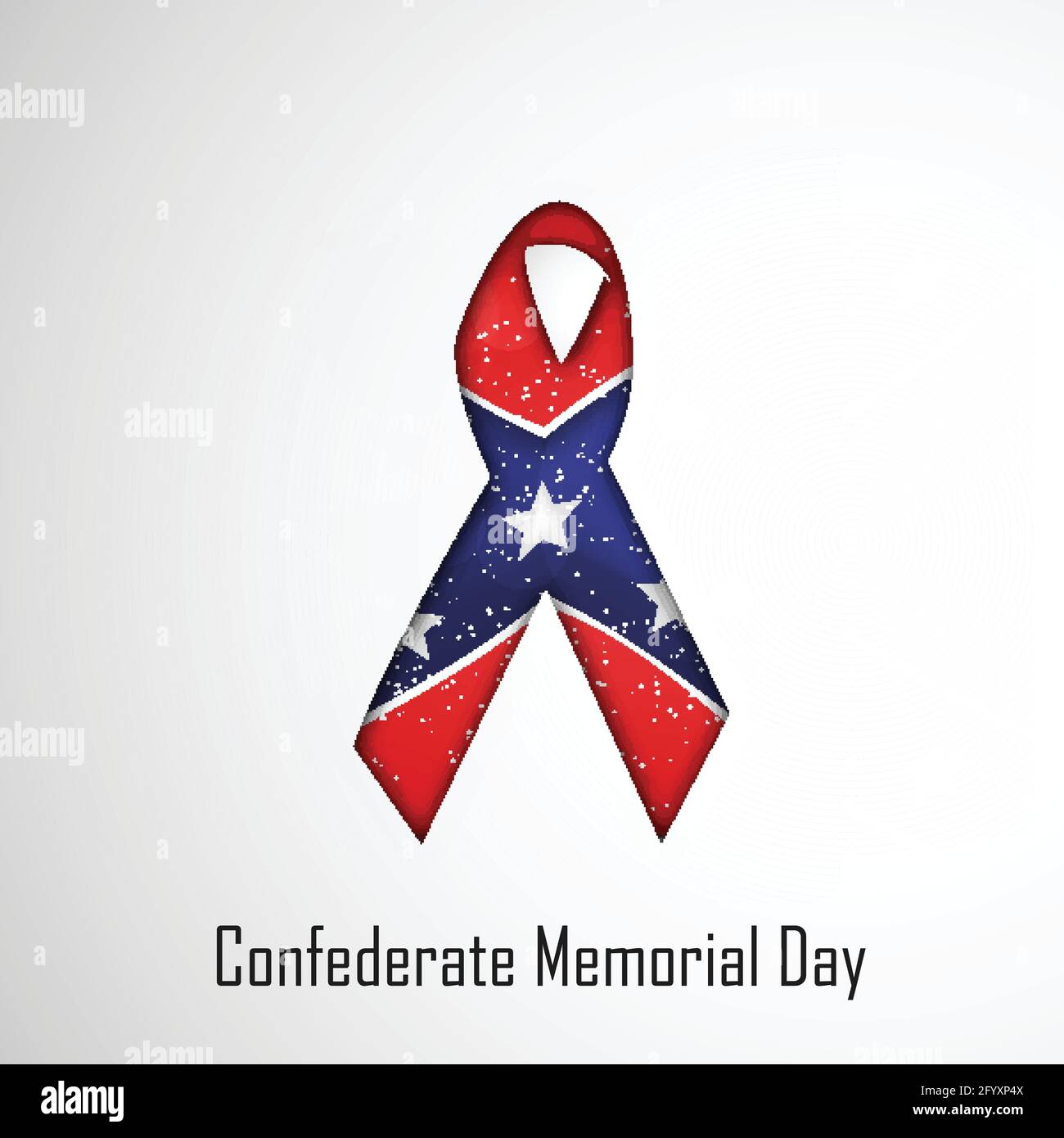 Journée commémorative des confédérés Illustration de Vecteur