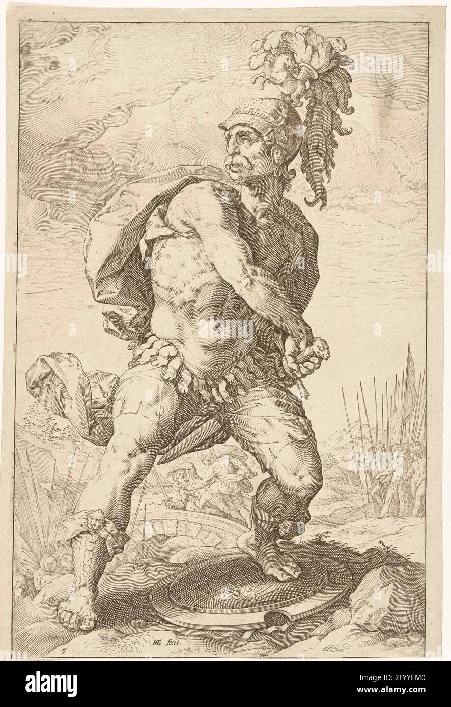 Titus manlius torquatus héros romains Banque de photographies et d