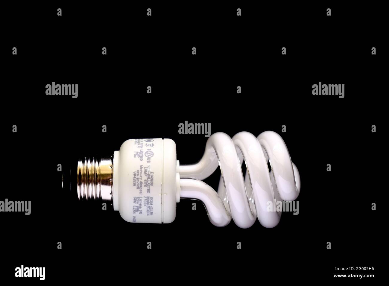 Ampoule fluo compacte Banque D'Images