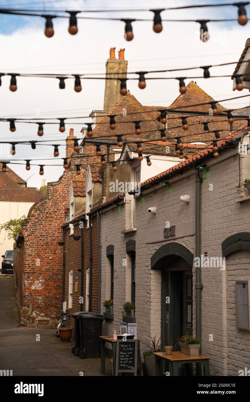 Centre-ville de Deal, Kent, Angleterre Banque D'Images