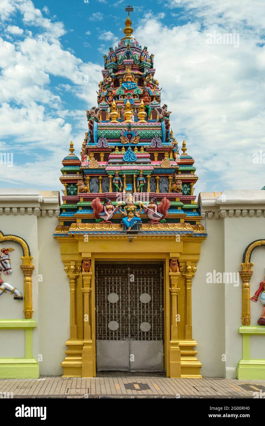 Sri Maha Mariamman Temple, Georgetown, Penang, Malaisie Banque D'Images