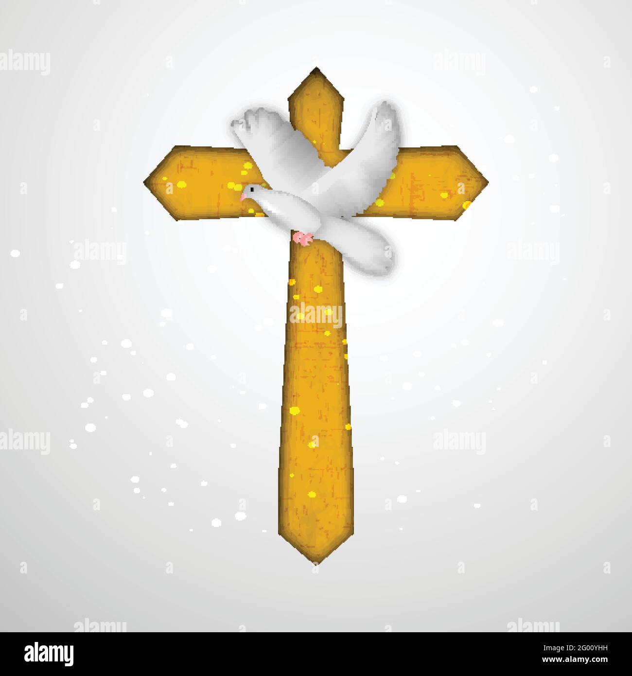 Illustration du fond de la Pentecôte du dimanche Illustration de Vecteur