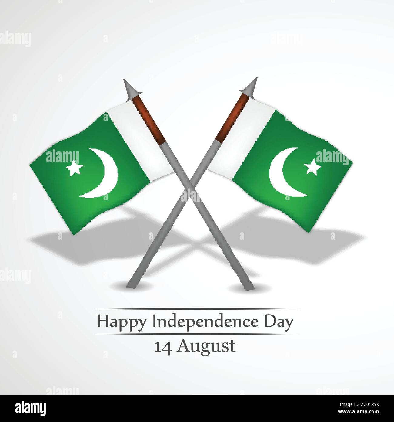 Jour de l'indépendance du Pakistan Illustration de Vecteur