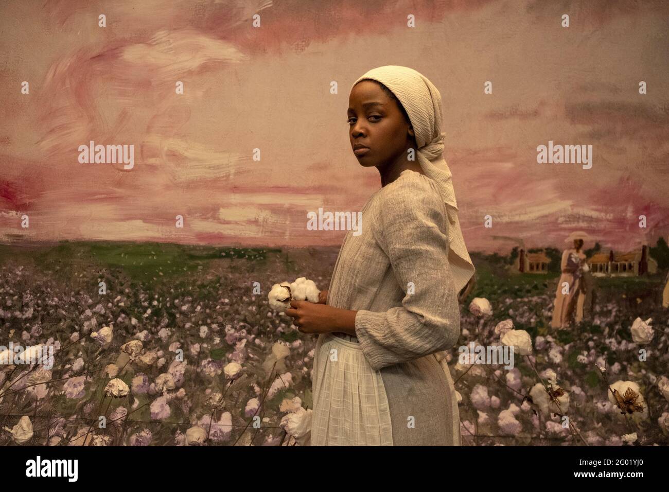 THUSO MBEDU dans LE CHEMIN DE FER SOUTERRAIN (2021), dirigé par BARRY JENKINS. Crédit : AMAZON STUDIOS / Album Banque D'Images