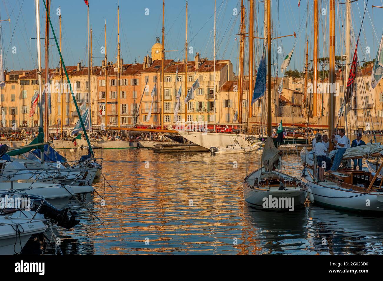 FRANCE, PACA, VAR, 83, LES VOILES DE SAINT-TROPEZ Banque D'Images