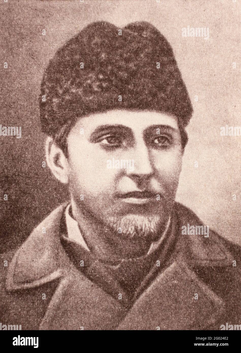 Ludwik Warynski (Ludwik Tadeusz Waryński, 1856-1889) - révolutionnaire polonais, fondateur du Parti social révolutionnaire international « prolétariat ». Banque D'Images