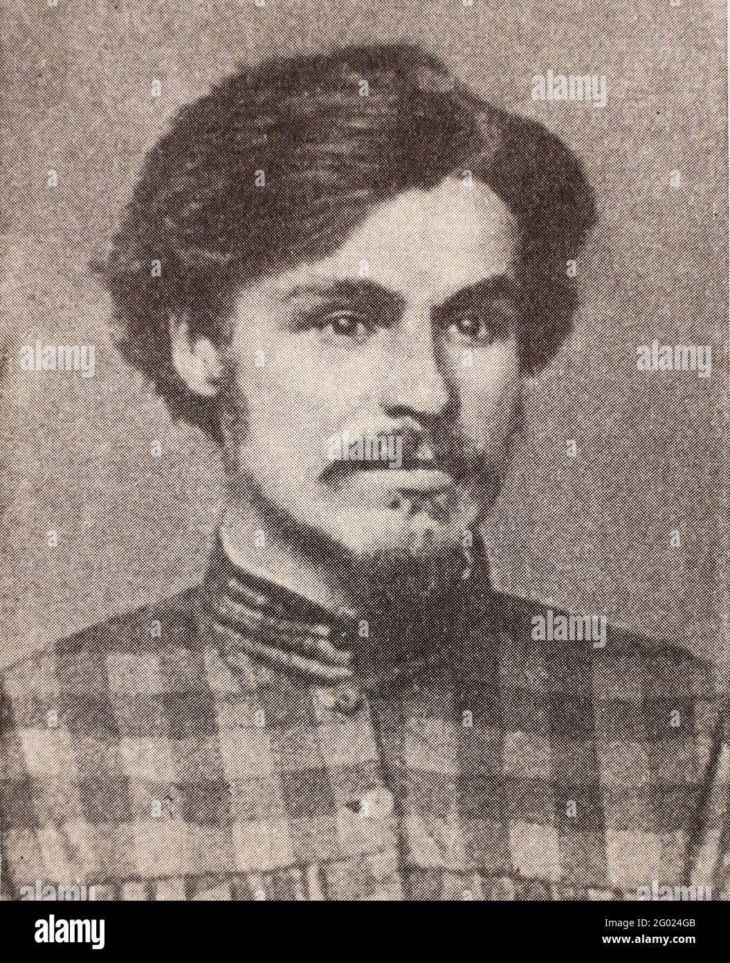 Stepan Nikolayevitch Khalturin était un révolutionnaire russe, membre de Narodnaya Volya, et responsable d'une tentative d'assassinat d'Alexandre II de Russie. Banque D'Images