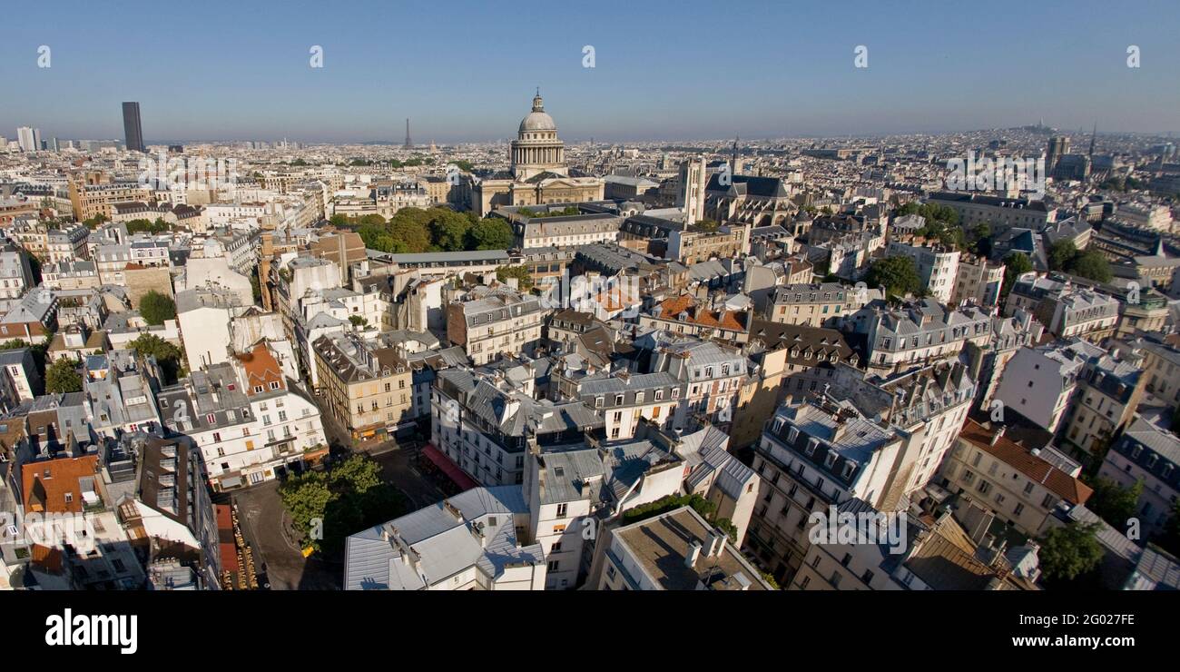 FRANCE. PARIS (75) 5ÈME ARRONDISSEMENT DE MOUFFETARD Banque D'Images