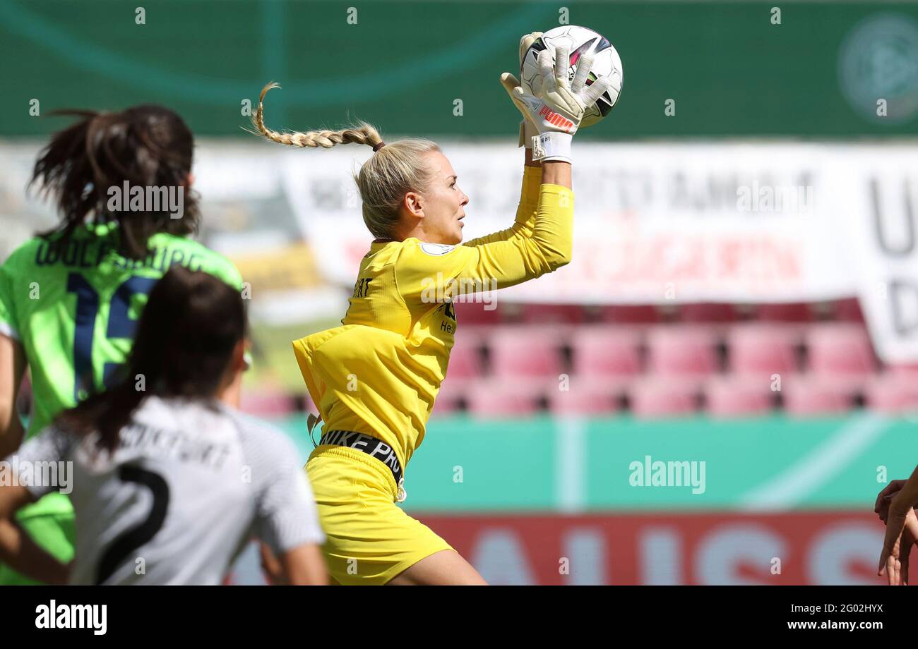 Firo: 30.05.2021 Fuvuball: Football: Coupe DFB finale femmes, Dames saison 2020/2021 Eintracht Frankfurt - VfL Wolfsburg 0: 1 Merle Frohms, Eintracht Banque D'Images