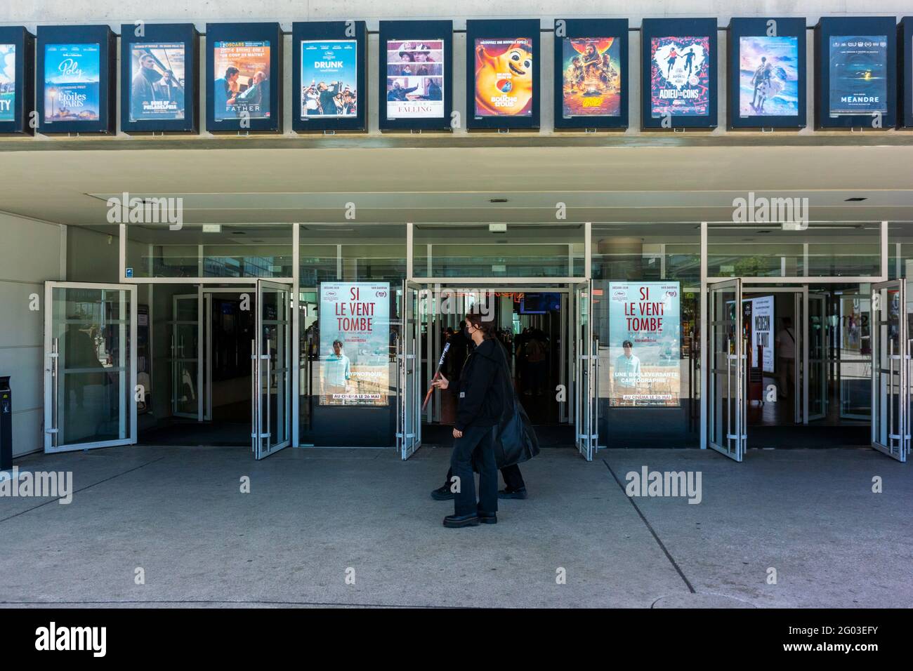 Paris, France, Affiches de cinéma français, 13ème arrondissement, MK2