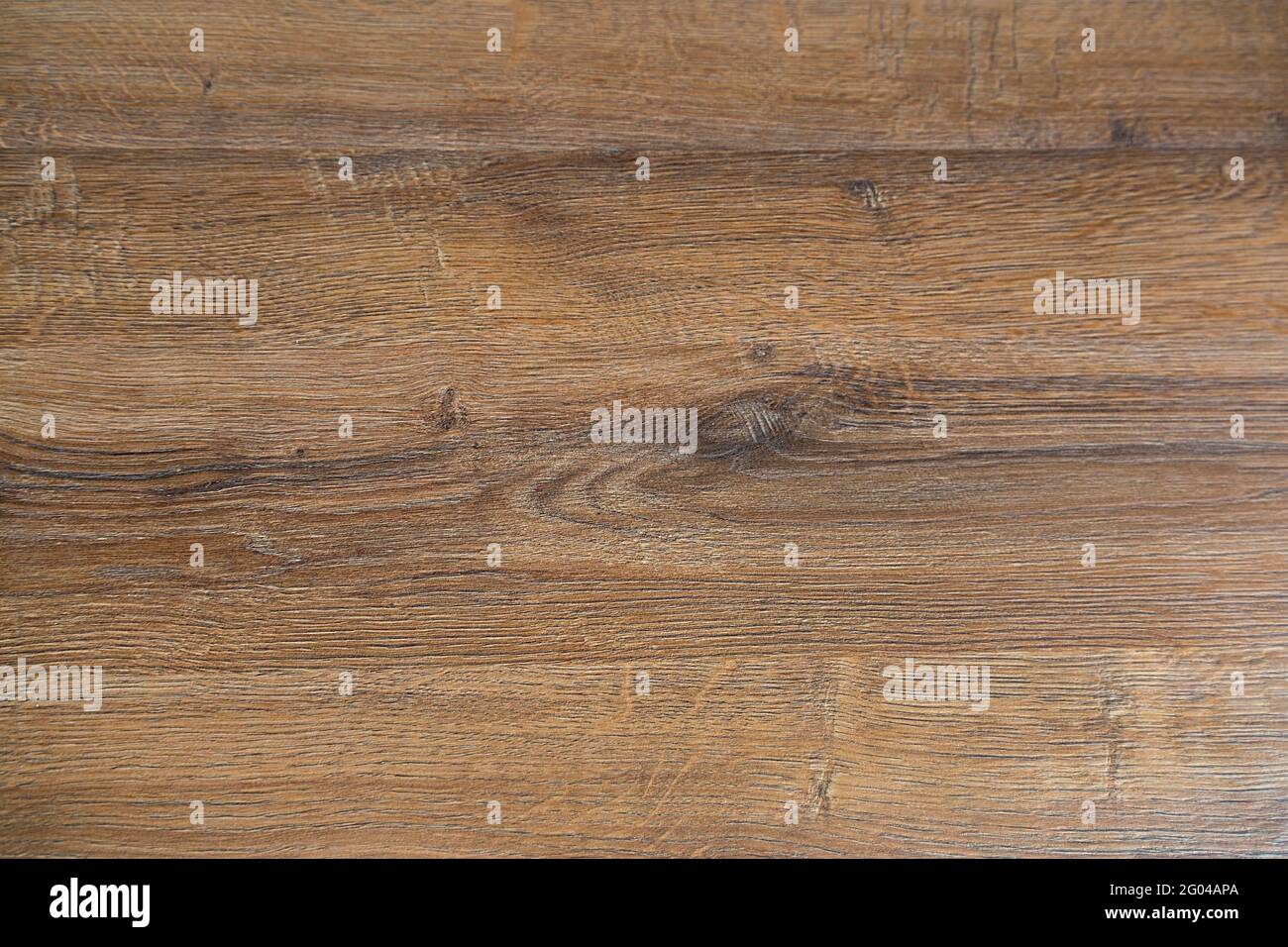 Photo d'un arbre brun. Texture du bois. Noeuds sur une base en bois. Structure horizontale. Placage en chêne. Banque D'Images