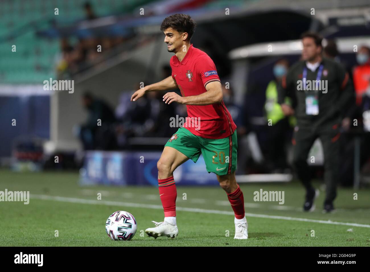 Ljubljana, Slovénie, le 31 mai 2021. JOTA du Portugal lors du match 2021 des Championnats U21 de l'UEFA à Stadion Stoczicw, Ljubljana. Le crédit photo devrait se lire: Jonathan Moscrop / Sportimage Banque D'Images