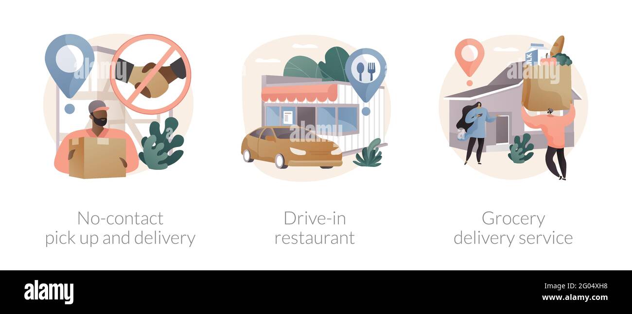 Une façon sûre d'obtenir des illustrations vectorielles abstraites de concepts alimentaires et essentiels. Illustration de Vecteur