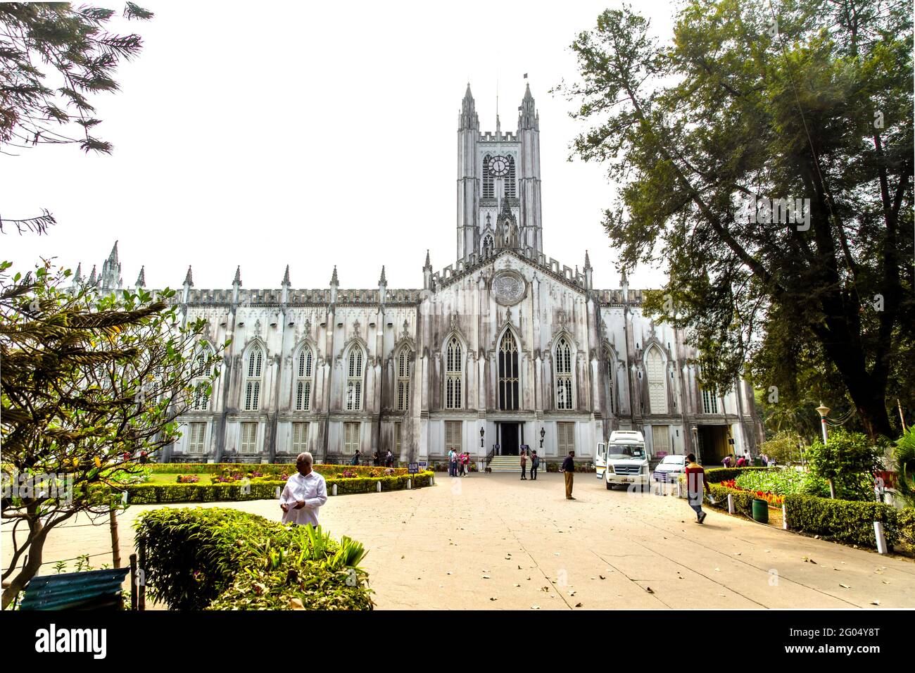 Eglise de la cathédrale Saint-Paul, Bengale-Occidental inde Banque D'Images